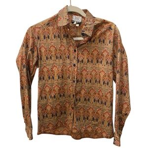 Liberty of London Cotton Thomas & Jonathan Canterbury  England button down top 6